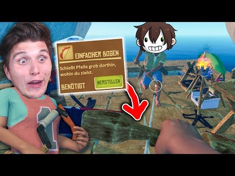 Wir bauen einen BOGEN! (und ballern auf Möwen) ☆ Raft #08