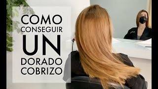 Como hacer un dorado cobrizo - tutorial