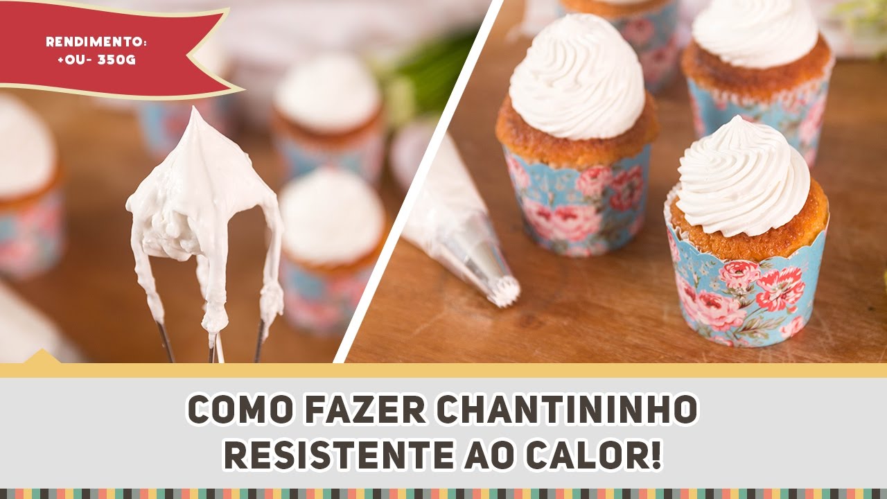 COMO FAZER CHANTININHO (Cobertura e recheio de Bolo de Leite Ninho) Receitas de Minuto EXPRESS #252