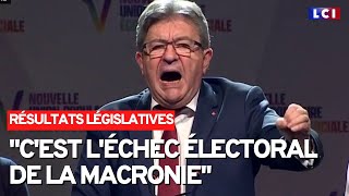 Résultats législatives : la déclaration de Jean-Luc Mélenchon