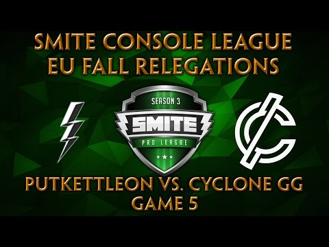 SMITE Console League EU Fall Relegations - PutKettleOn vs. Cyclone GG (Game 5)