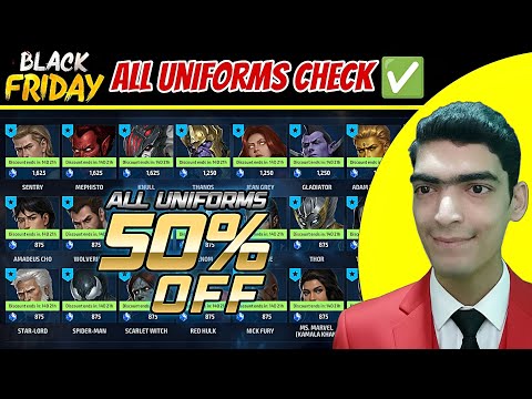 Black Friday 2025 ✅ All Uniforms 50% Off ✅ Best, Must Buy or Skip | Marvel Future Fight