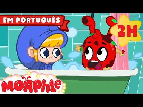 Morphle toma um banho | 2 HORAS de Morphle em Português | Desenhos Animados para Crianças