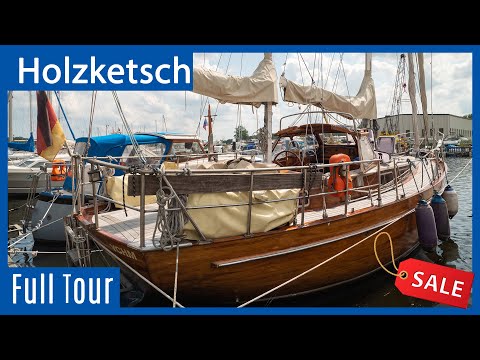 11m Holzketsch steht zum Verkauf - Außen- und Innenansicht [VERKAUFT]