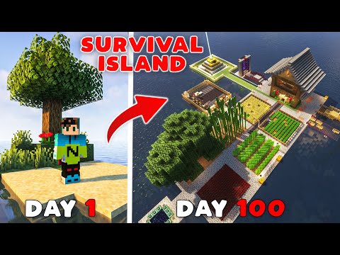 Navrit Gaming - I Survived 100 Days on a Survival Island in Minecraft Hardcore - Hindi #2