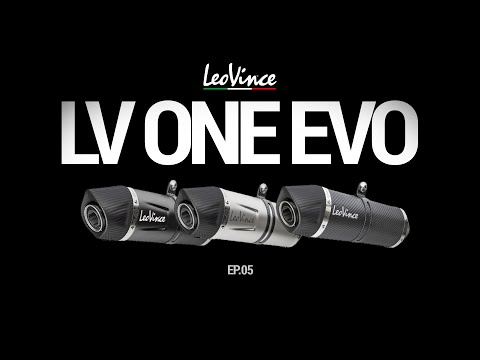 Leovince LV One EVO Full System Exhaust Muffler Pipe SS CF 3