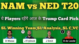 nam vs ned dream11 | namibia vs Netherland t20 world cup 2022 dream11 | dream11 team of today match