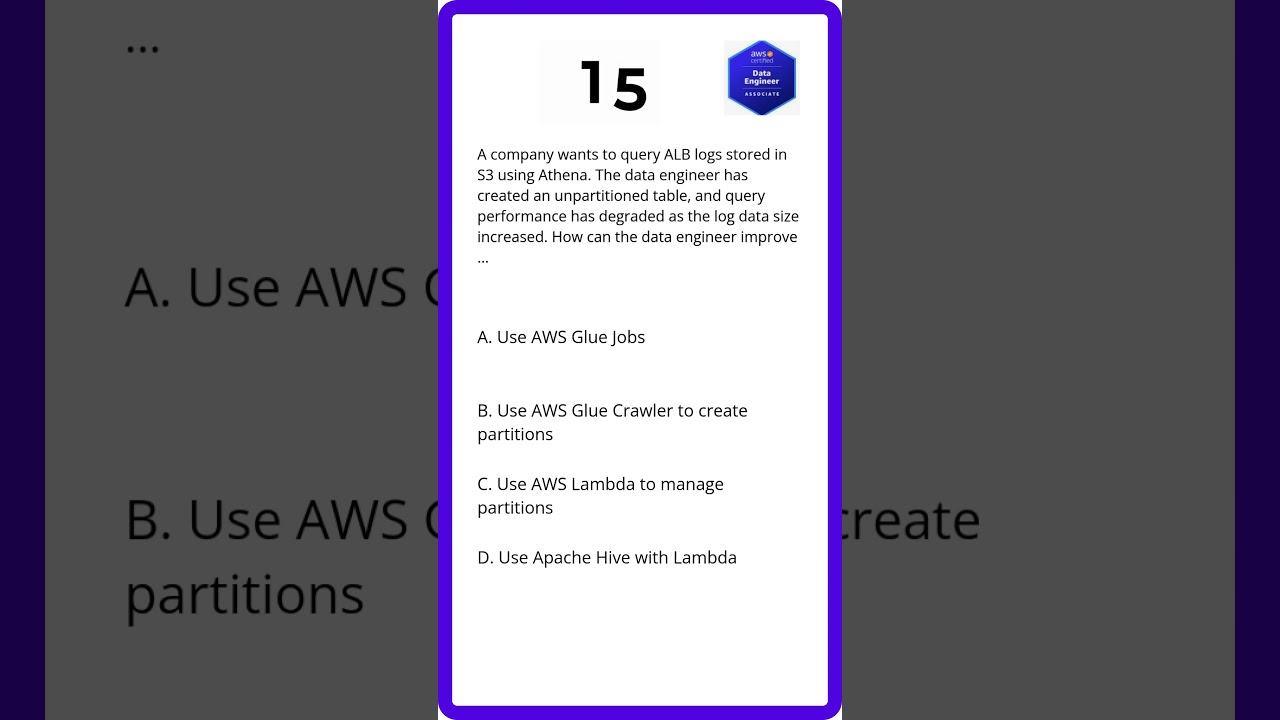 AWS Data Engineering Certification Test Questions (With Correct Answers!) | Quick Guide