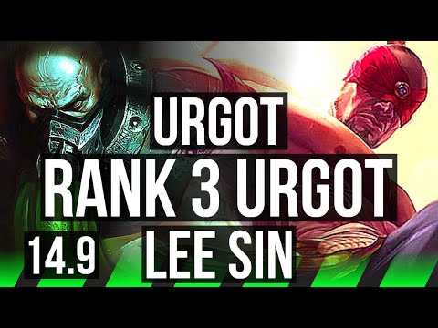 URGOT vs LEE SIN (JGL) | Rank 3 Urgot, Legendary, 38k DMG, 18/4/13 | BR Challenger | 14.9