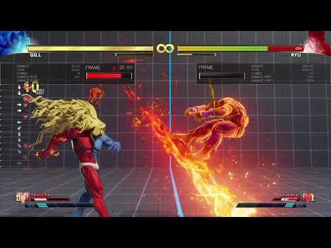 SFV Gill #18 V-Trigger1 combo 298dmg/426stn