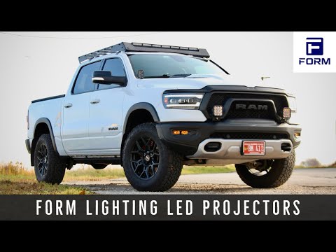 FORM Headlights Install and Performance Check (OEM LED vs FORM) - Ram Rebel (coupon code in desc!)