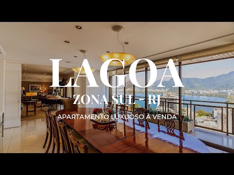 Apartamento Luxuoso com vista cinematográfica na Lagoa - Zona Sul - RJ | TOP RIO REAL ESTATE