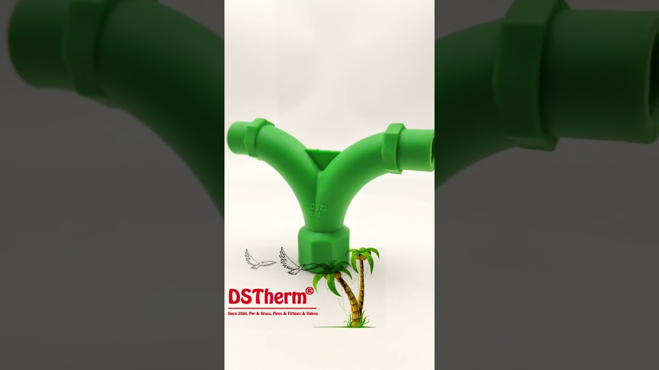 PPR Type Y Tee For Piping System S2.5 High Durability South American Model Customized