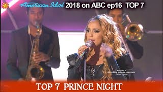 Jurnee sings “Kiss”GREAT JOB!! Prince Night American Idol 2018  TOP 7