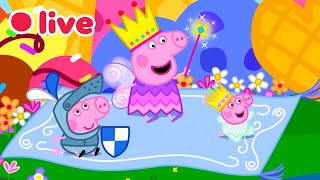 🔴 Peppa Pig BEBÊ EVIE Episódios AO VIVO 🍼 Melhores Momentos da Evie 💛 Desenhos Infantis