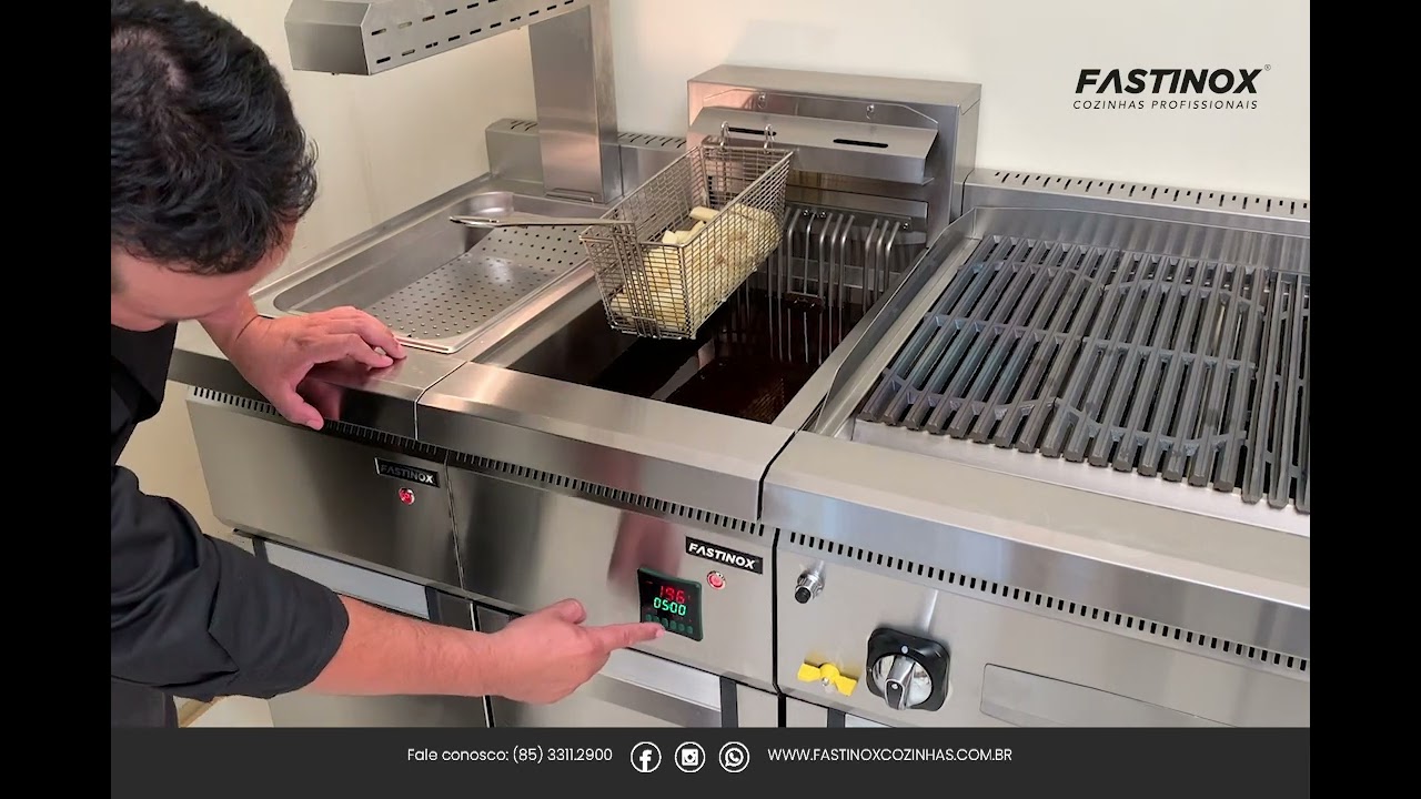 Como utilizar a Fritadeira Elétrica - LINHA HEFESTO - FASTINOX COZINHAS