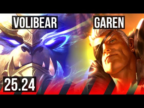 VOLIBEAR vs GAREN (TOP) | Good KDA: 13/1/7 | EUNE Master | 25.24