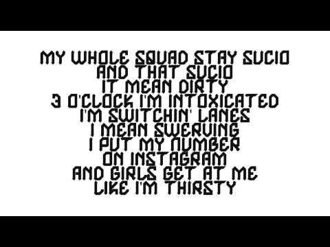 King Lil G - Dirty (Ft. Young Drummer Boy) (With Lyrics On Screen)-AK47 Boyz Mixtape 2014