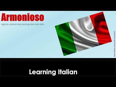 Armonioso &laquo; How to Pronounce Italian word Armonioso?