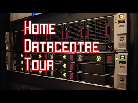Home Datacentre - Tour of home server room with HP ESXi vSAN cluster