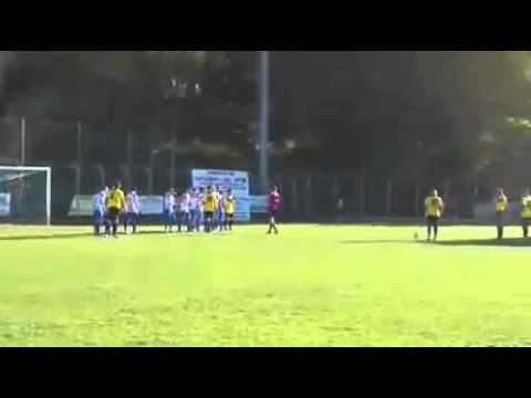 Kamarat-Pro Favara 0-1, Play-out, il gol salvezza al 72' di Priolo, visto da bordo campo