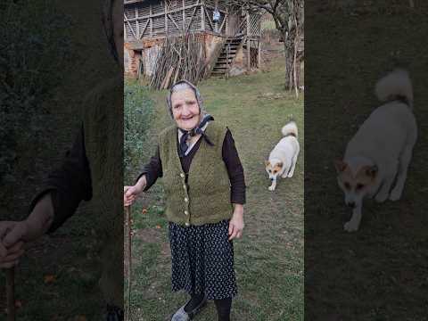 Baka grdi psa jer nam je odneo patiku..