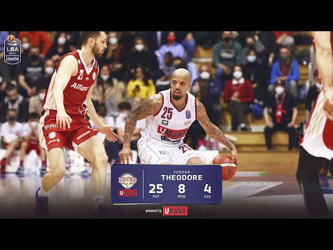UMANA Top Performance: Jordan Theodore vs Allianz Pallacanestro Trieste