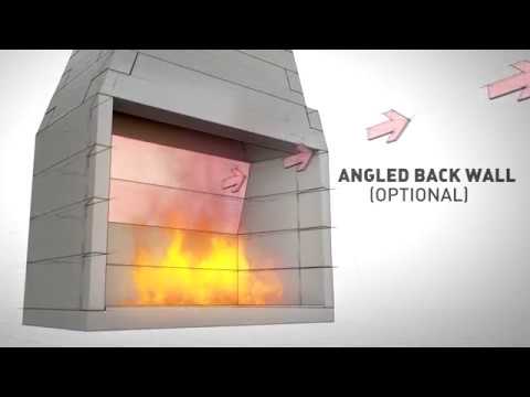 FireRock Pre Engineered Masonry Fireplace