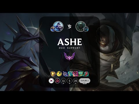 Ashe Support vs Pyke - KR Master Patch 13.24