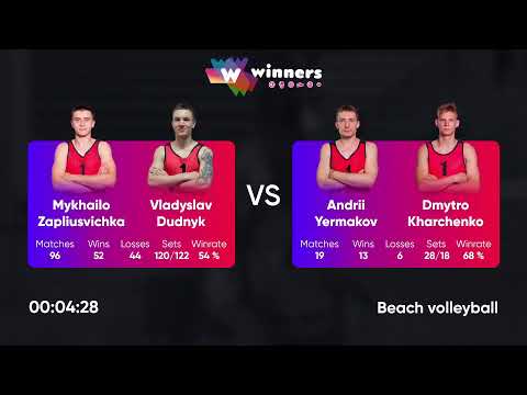 05:10 A. Zabuha / M. Brylliantov - O. Bilyk / O. Yurtov 26.01.2023 | Winners Beach Volleyball