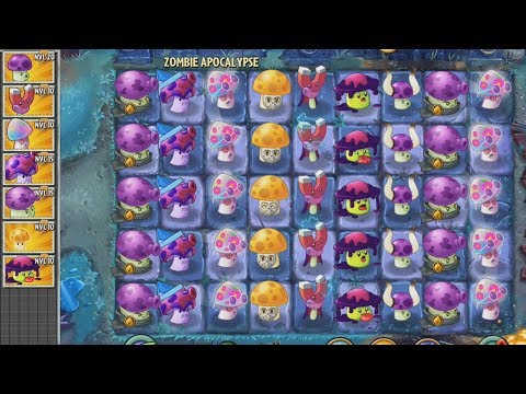 Plants vs Zombies 2 Mod: Team Mushrooms vs all Gargantuar