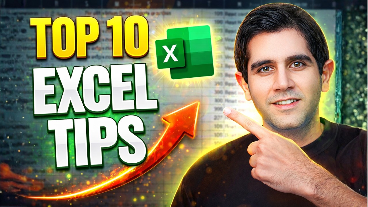 Top 10 Excel Tips & Tricks for Beginners (Must Know)