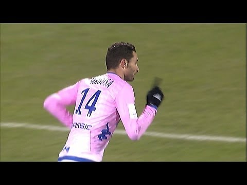 But Cédric BARBOSA (30') - Evian TG FC - ESTAC Troyes (2-0) / 2012-13
