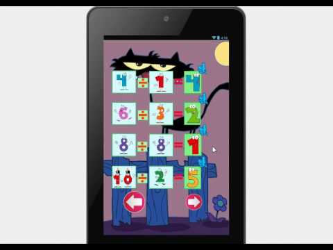 Math Divide english games Video