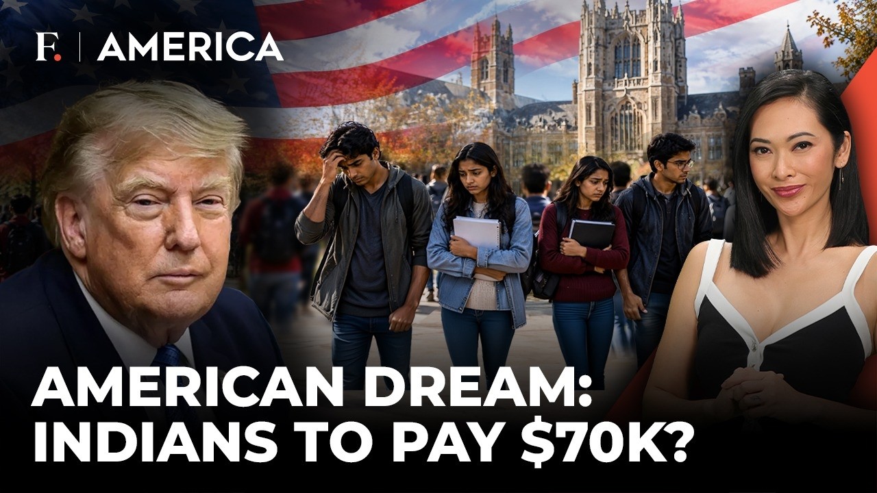 $70,000 to Work in US? Indian Students Hit As Trump Proposes New Fee | Firstpost America