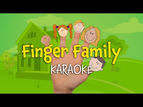 Finger Family | Free Instrumental - Lyrics video for karaoke