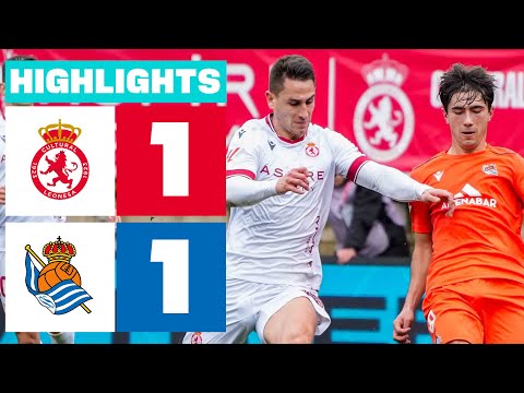 CULTURAL Y DEPORTIVA LEONESA 1  - 1 REAL SOCIEDAD B | RESUMEN LALIGA HYPERMOTION