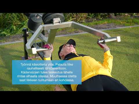 Penkkipunnerrus FIT04 ulkokuntoilulaitteen opastusvideo: