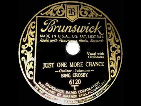 Just One More Chance cover