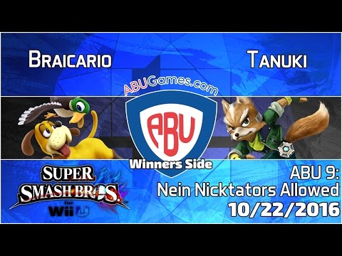 ABU Monthly 9: Braicario (Duck Hunt) vs. Tanuki (Fox) - Smash 4 Singles Winners