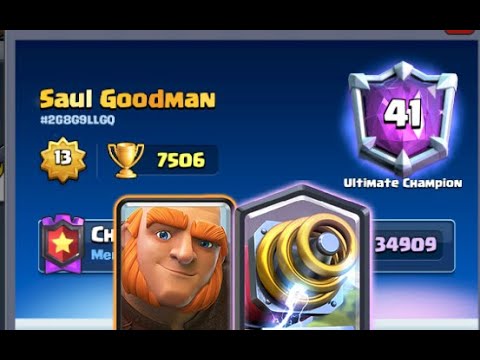 7500 INSANE GIANT BAIT! STRONGEST SPARKY DECK — Clash Royale