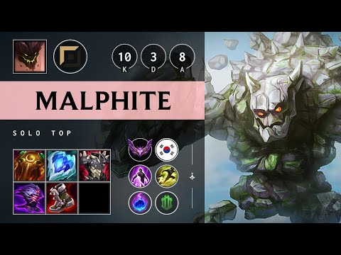 Malphite Top vs Quinn - KR Master Patch 25.S1.3