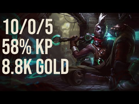 XiaoHuaSheng7 Ekko Jungle vs Nidalee KR patch