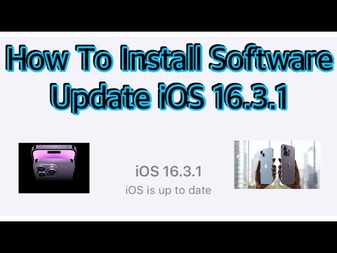 How To Install Software Update iOS 16.3.1
