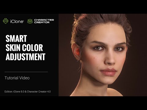 iClone 8 & CC4 Tutorial - Smart Skin Color Adjustment