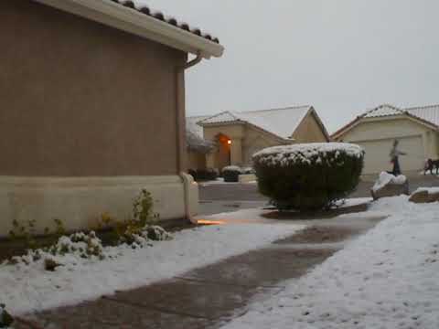 22Feb19 Snow day in Fountain Hills, AZ