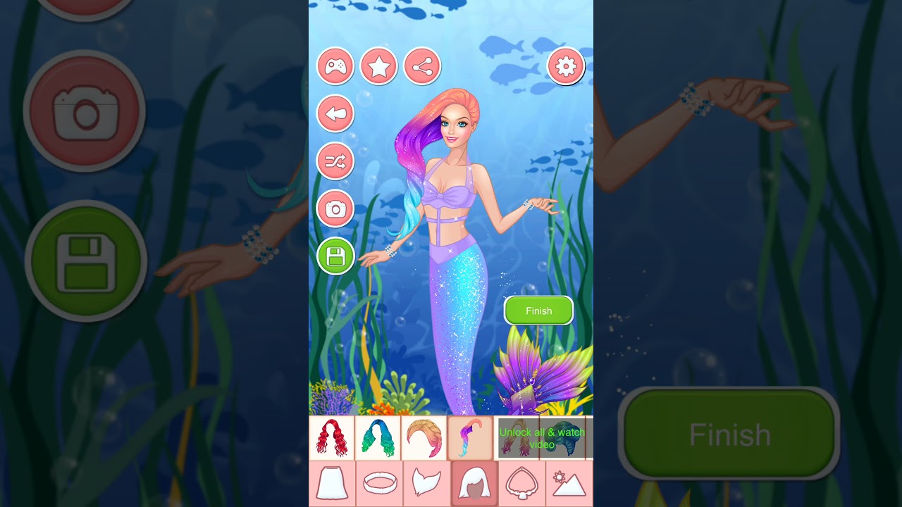 Mermaid Princess Beauty Salon - Dress Up Games