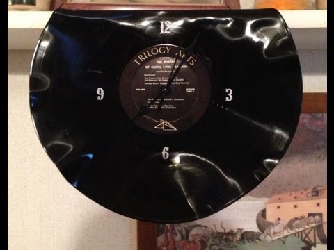 DIY: Melting Record Clock.
