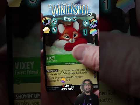 Day 16 opening a pack of Winterspell #lorcanacommunity #Disney #lorcanatcg #tcg #lorcana