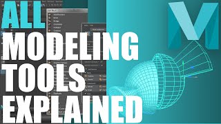 All 3D Modeling Tools in Maya EXPLAINED! - Part 1